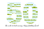 50th Birthday Photo Collage Canva Template – Digital Download