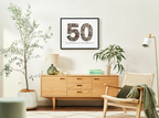 50th Birthday Photo Collage Canva Template – Digital Download