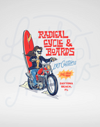 RADICAL CYCLE AND BOARDS TEE