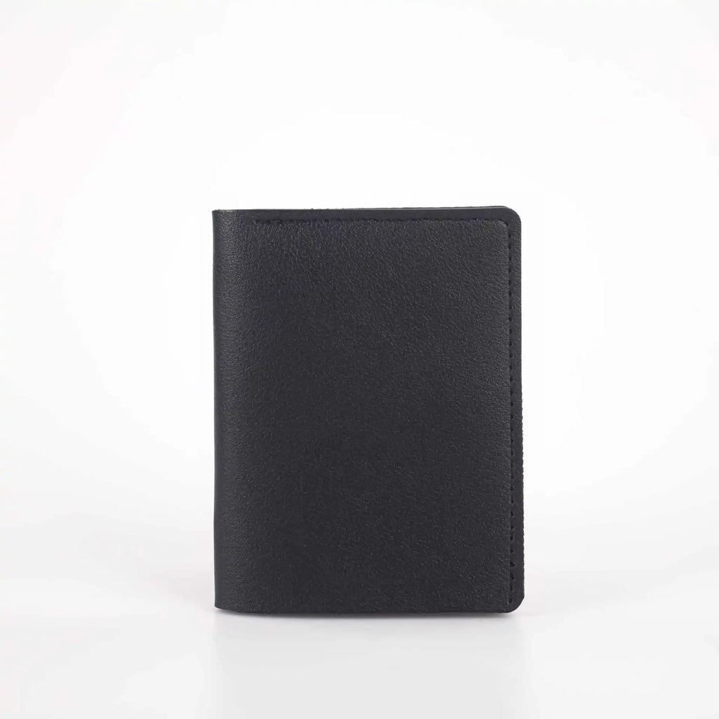 Homefish Solid Color PU Leather Women Short Wallet, Ultra Thin Button Purse, Simple Credit Card Holder Coin Pocket for Ladies