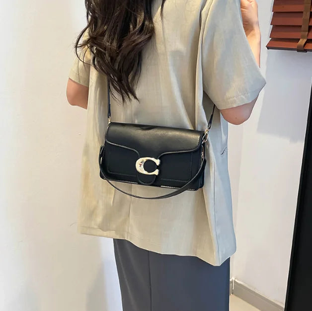 New Women's Small Square Bag, High-Quality Solid Color Multifunctional Shoulder Bag, Crossbody Bag, Daily Commuting Handbag