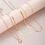 54 Pcs/Set Vintage Elegant Pearl Earrings Ring Heart Pendant Necklace Bracelet For Women Boho Daily Wear Jewelry Set Gifts 2024