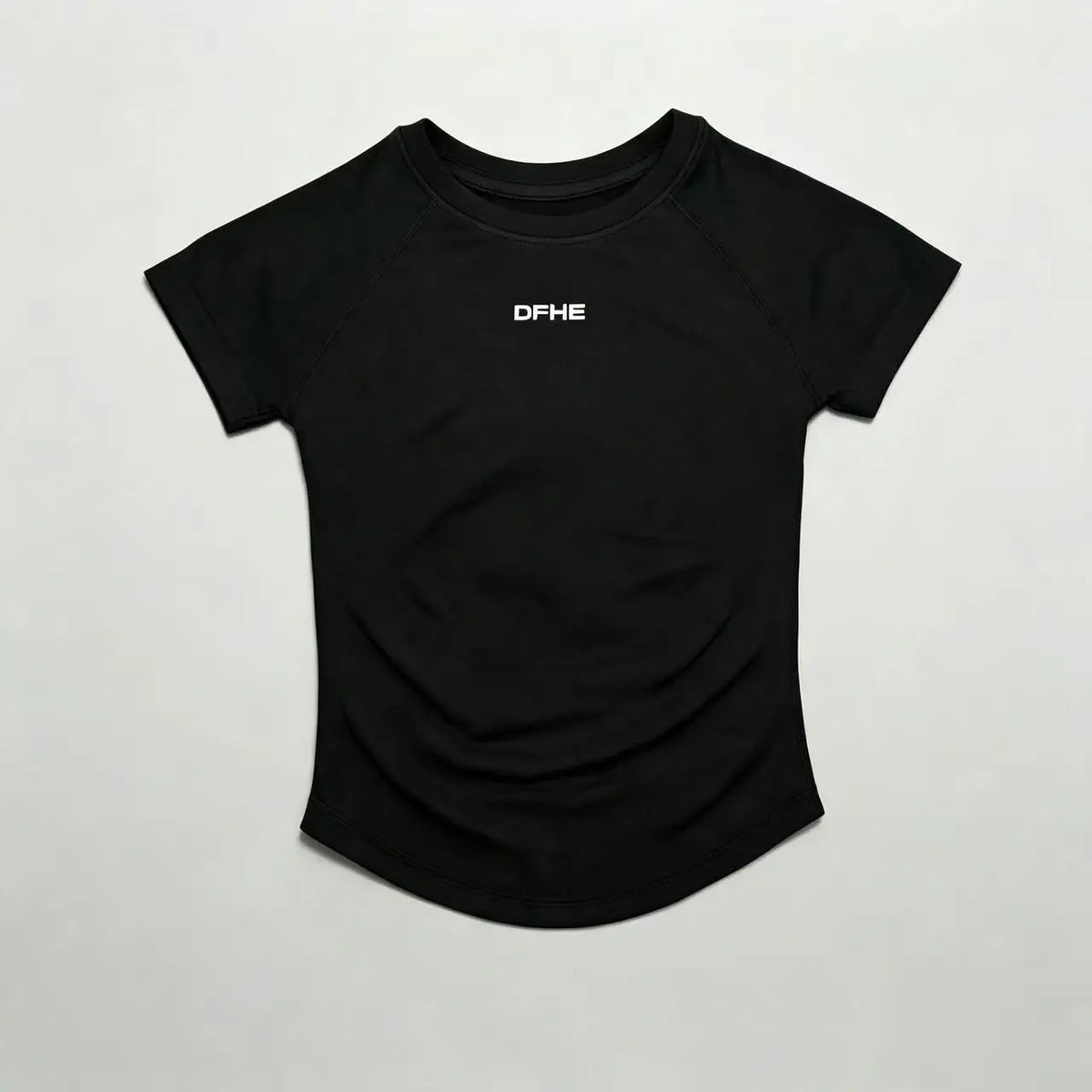 DFHE Women Breathable Sports T Shirt Short Sleeve Round Neck Elastic Casual Tops For Gym Yoga Running Fitness