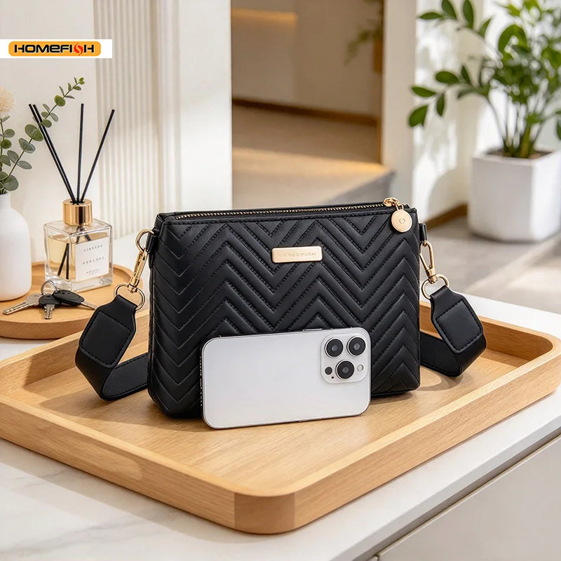 HOMEFISH Mini Phone Handbag Compact Embroidery Small Square Triangle Coin Purse Fashion Ladies Bag