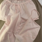 2025 New Cotton Sleepwear Women's Summer Short Sleeved Shorts Cute Women's Home Clothing Set Женская Пижама