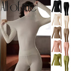 1 Set Sexy Women's Thermal Underwear Winter Clothes Seamless Thick Warm Lingerie Women Thermal Clothing Set Woman 2 Pieces