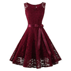 Pink Lace Party Wedding Dresses for Women Solid Sleeveless Elegant Gown Bridesmaid Prom Party A Line Dress Hollow Lace Up Robe