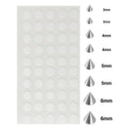 180pcs Non Piercing Lip Nails Sticker Selfadhesive Waterproof Reusable Fake Lip Nail Eyebrow Nose Ring Body Belly Button Jewelry