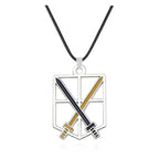 Attack on Titan Metal Keychains for Man Women Anime Peripheral Backpack Pendant Key Chains Bags Key Ring Cosplay Accessories