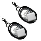 1/2Pcs Clear PVC Doll Display Storage Bag With Keychain Dustproof Portable Doll Organizer Pouch Outdoor Carry Case Accessories