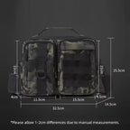Trekking Tactical Handbags Shoulder Bag Camping for Man Hiking Travel Climbing Fishing Sling Crossbody Outdoor Weekend Molle Bag