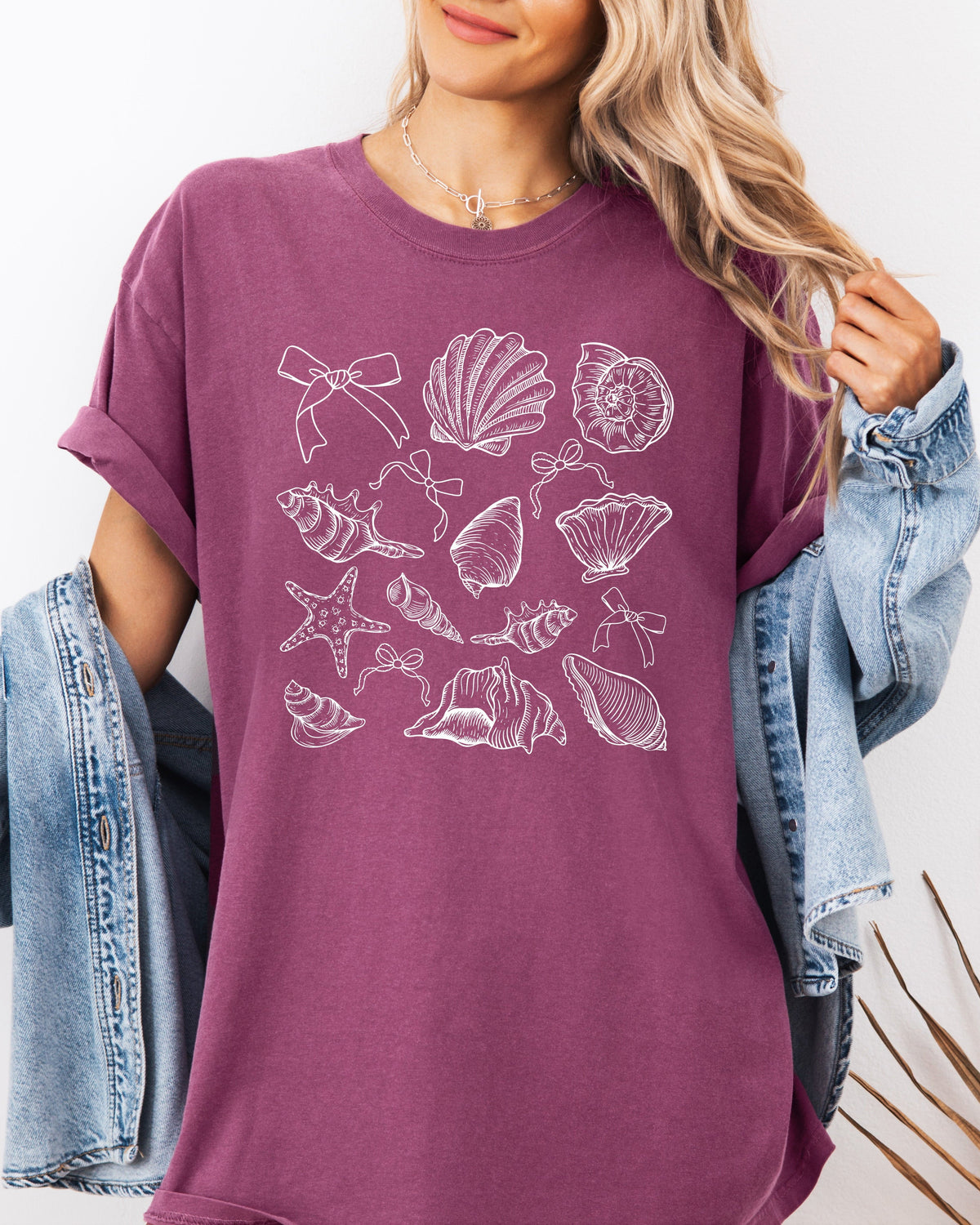 Seashell Lake Beach Comfort Colors Shirt – Mountain Hiking Camping Vacation Nature Graphic