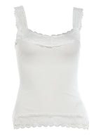 Weird Puss Lace Patchwork Camisole Women Low-Neck Skinny Patchwork  Side Slit Midnight Sexy Hottie Wild Summer Trend Streetwear