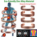 Vintage European and American Style Magnetic Energy Wristband Bracelet, Antique Copper Magnetic Trendy Accessory