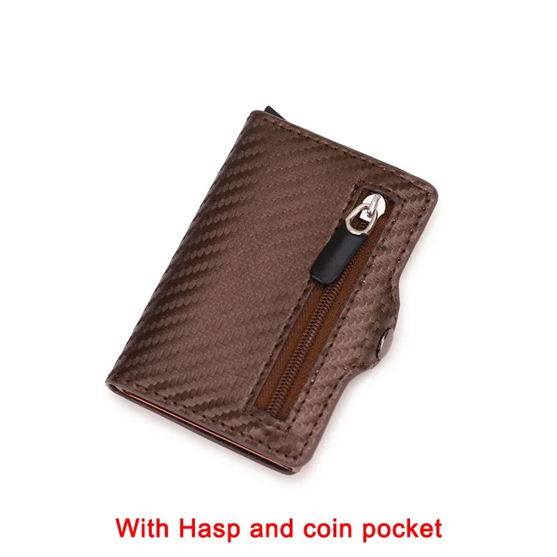 Anti Thief Rfid Credit Card Holder Men Wallet Women Smart Minimalist Wallet Carbon Slim Bank Cardholder Case Bag Carteras Choice