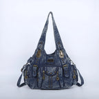 Bag Women Fashion Handbags Women Shoulder Bags PU Leather Handbag Female Satchel Shoulder Purse Bag Bolsa Feminina