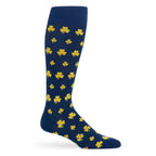 Navy Gold Mixed Socks 8 Pack