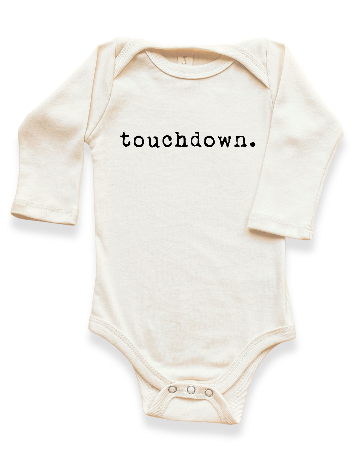 Touchdown Organic Baby Bodysuit Long Sleeve