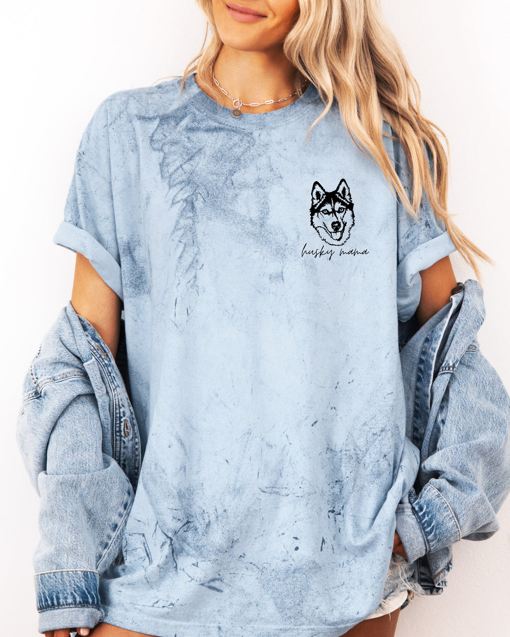 Siberian Husky Dog Mom Comfort Colors T-Shirt – Garment-Dyed Pet Lover Graphic Tee