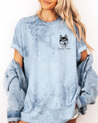 Siberian Husky Dog Mom Comfort Colors T-Shirt – Garment-Dyed Pet Lover Graphic Tee