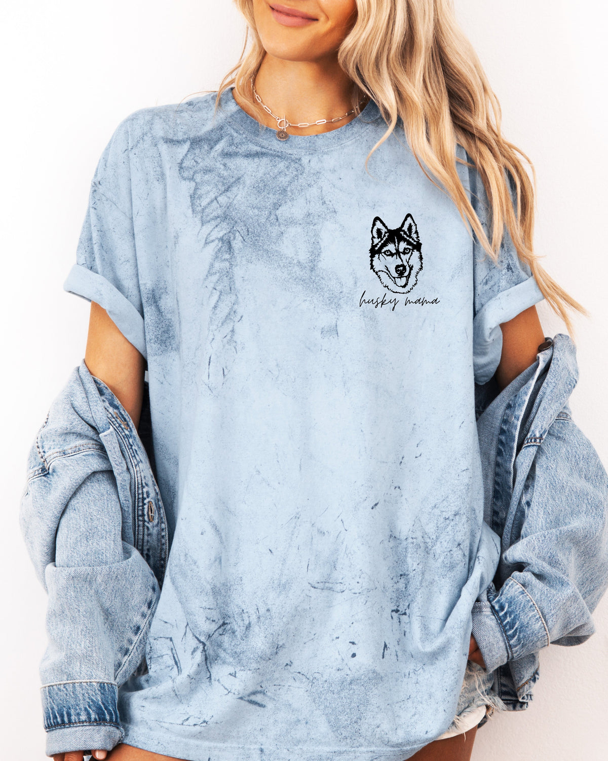 Siberian Husky Dog Mom Comfort Colors T-Shirt – Garment-Dyed Pet Lover Graphic Tee