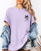 Siberian Husky Dog Mom Comfort Colors T-Shirt – Garment-Dyed Pet Lover Graphic Tee