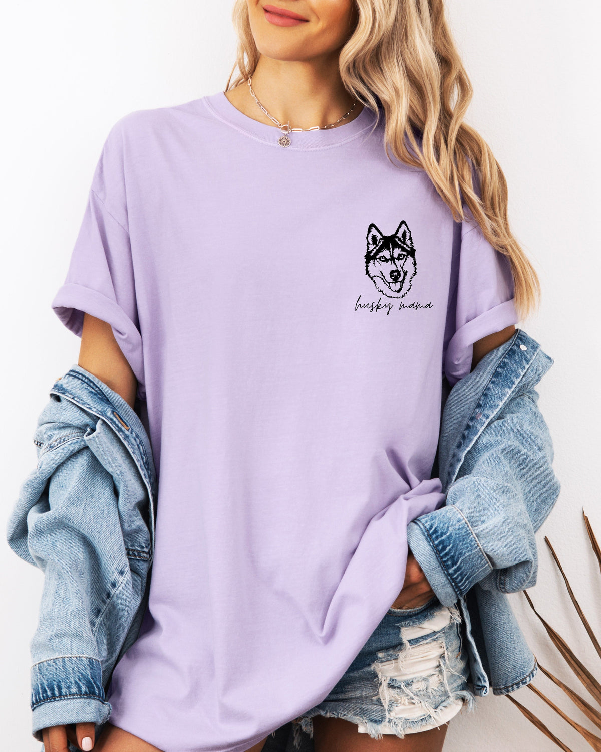 Siberian Husky Dog Mom Comfort Colors T-Shirt – Garment-Dyed Pet Lover Graphic Tee