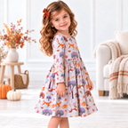 Autumn Woodland Twirl Bamboo Dress