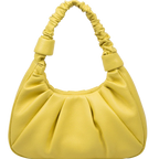 Sophia Full-grain Pebbled Leather Hobo Shoulder Bag for Women