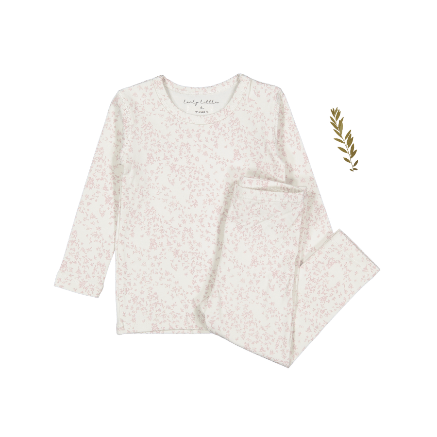 The Printed Set - Flutter Pink