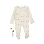 The Printed Romper - Mini Stitch Red