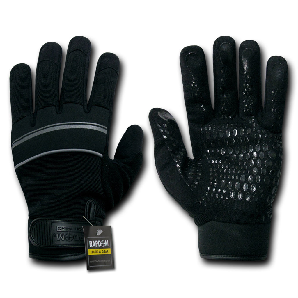 Silicon Palm Tactical Glove, Black, 2X