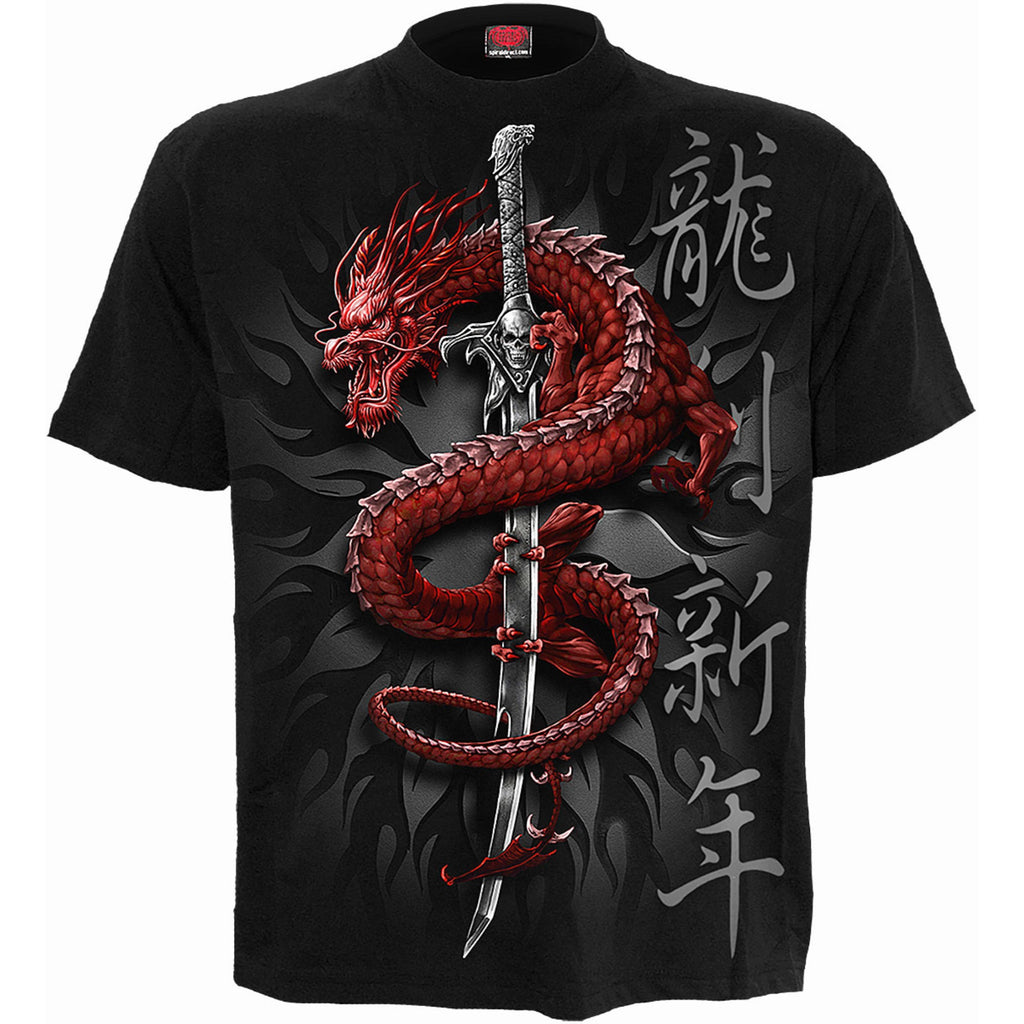 Spiral - ORIENTAL DRAGON  - T-Shirt Black - M
