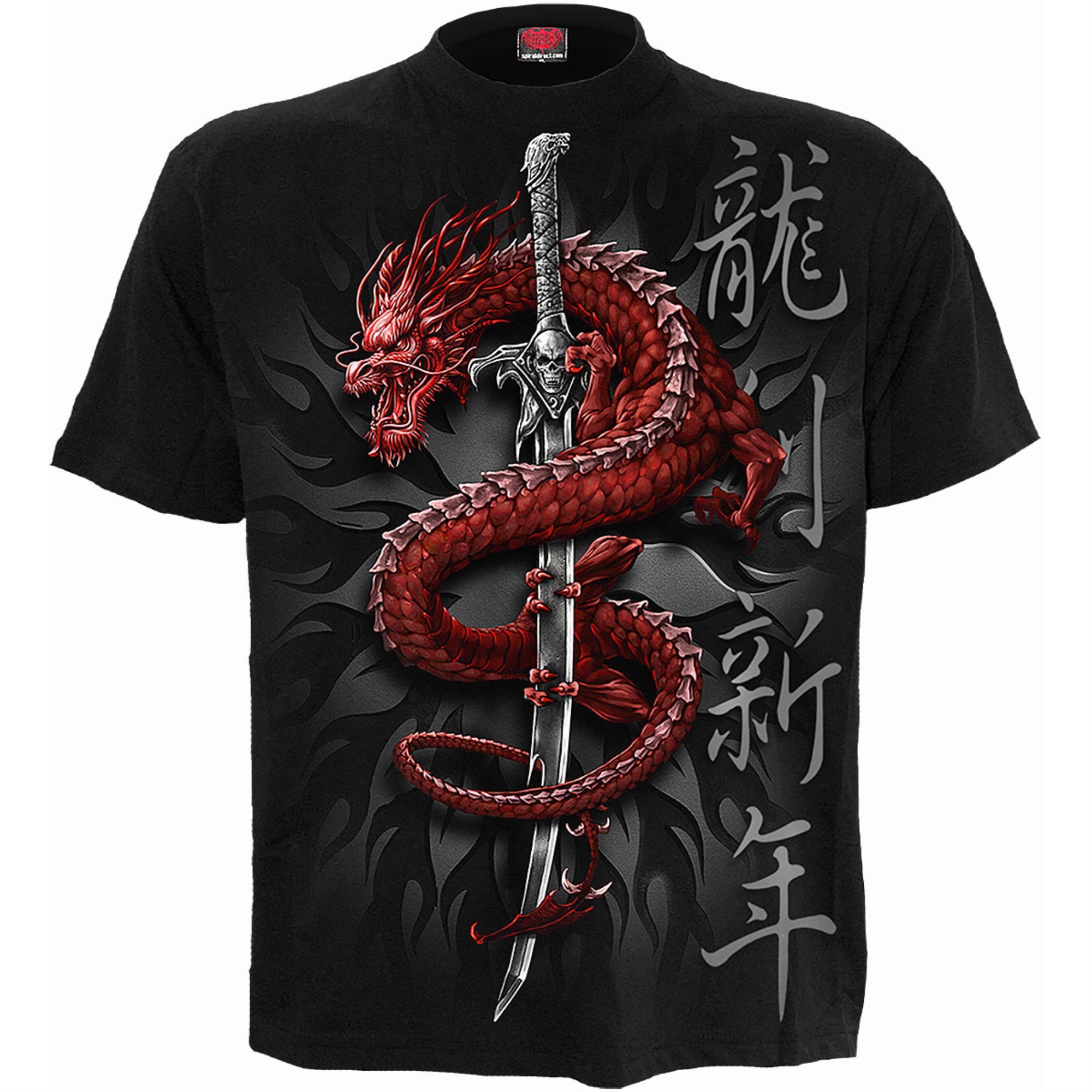 Spiral - ORIENTAL DRAGON  - T-Shirt Black - M