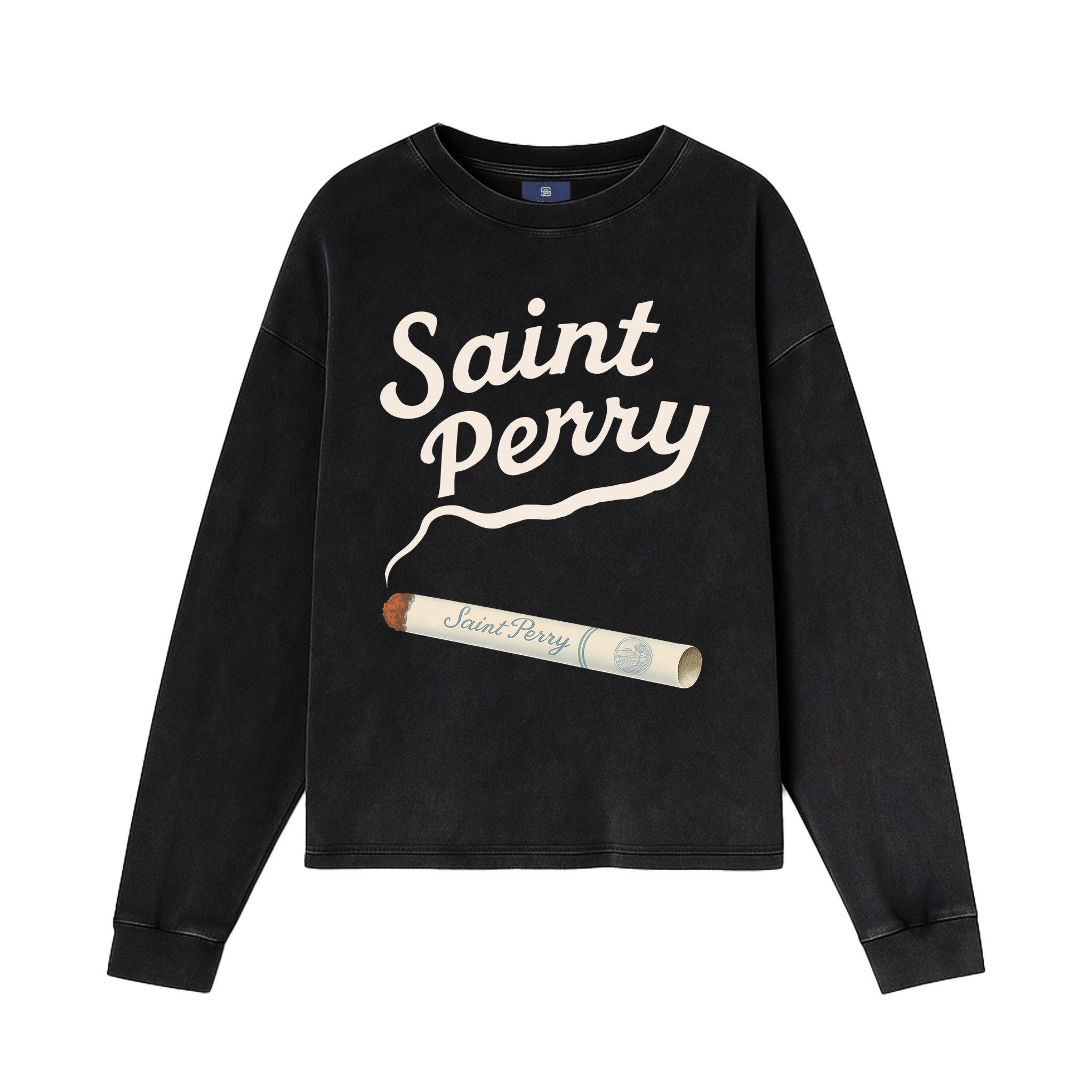 THE WEIGHT OF WHISPERED LEGENDS LONG-SLEEVE - BLACK