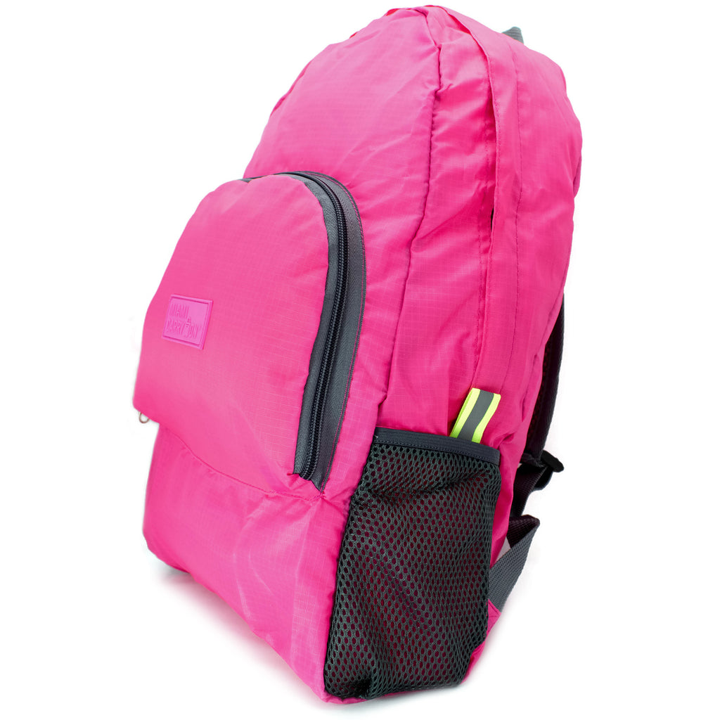 19V69 ITALIA Water-resistant Foldable Backpack/Daypack (Pink)