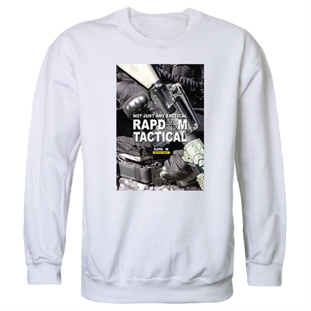 Graphic Crewneck, RAPDOM2, White, 2X