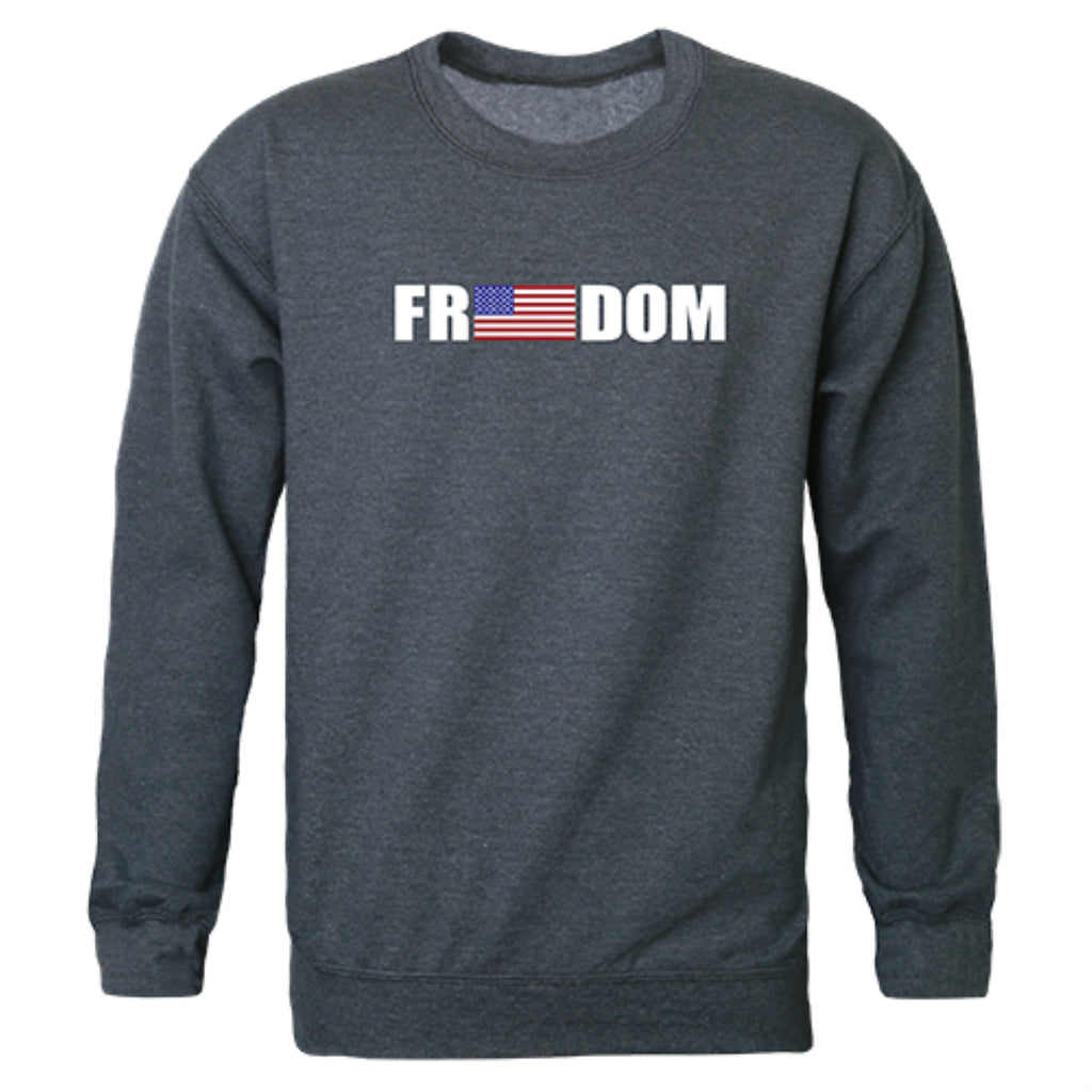 Graphic Crewneck, Freedom, H.Char, L