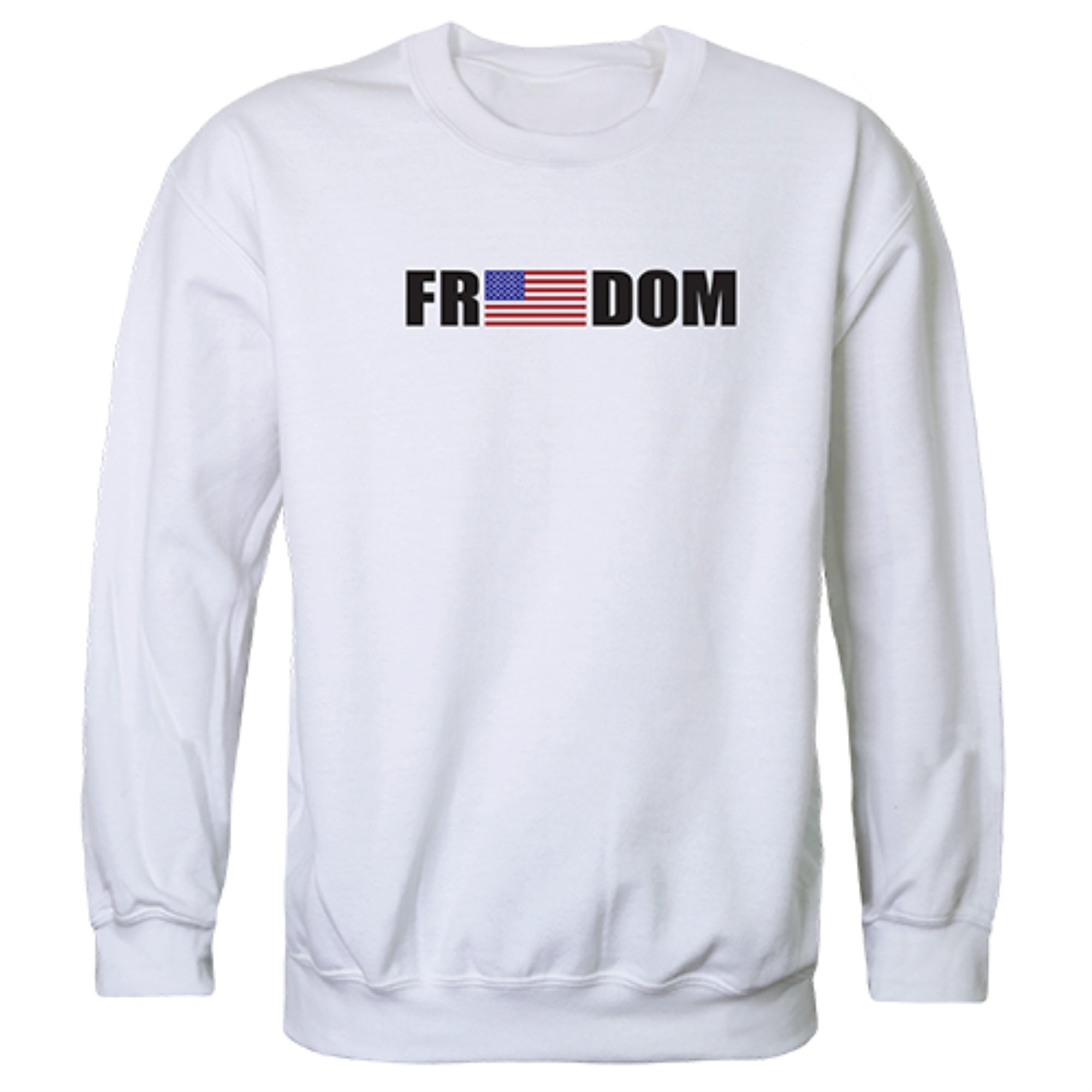 Graphic Crewneck, Freedom, White, L
