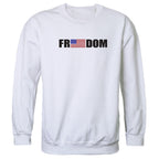 Graphic Crewneck, Freedom, White, XL