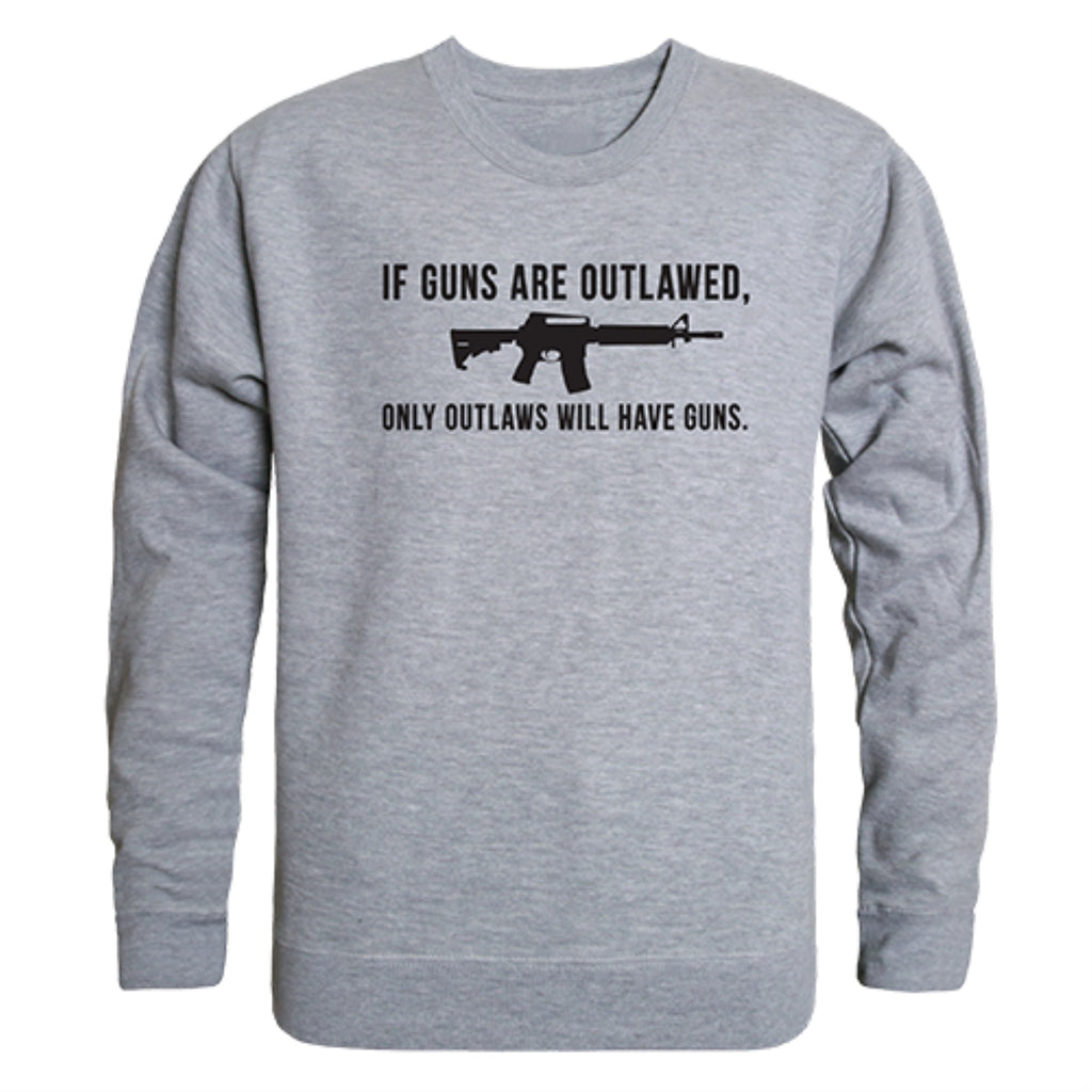 Graphic Crewneck, Outlawed, H.Grey, M
