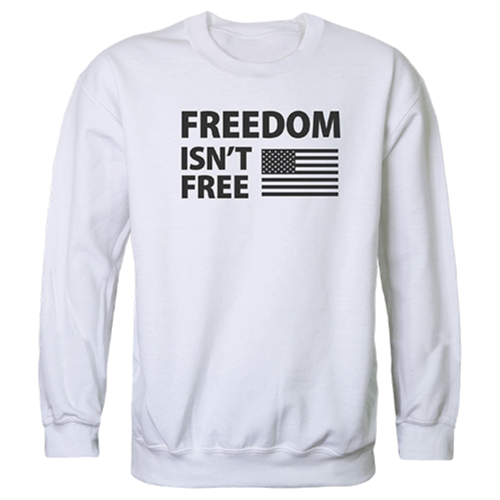 Graphic Crewneck, Freedom Isn't, White, L