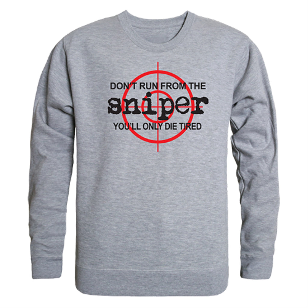 Graphic Crewneck, Sniper, H.Grey, L