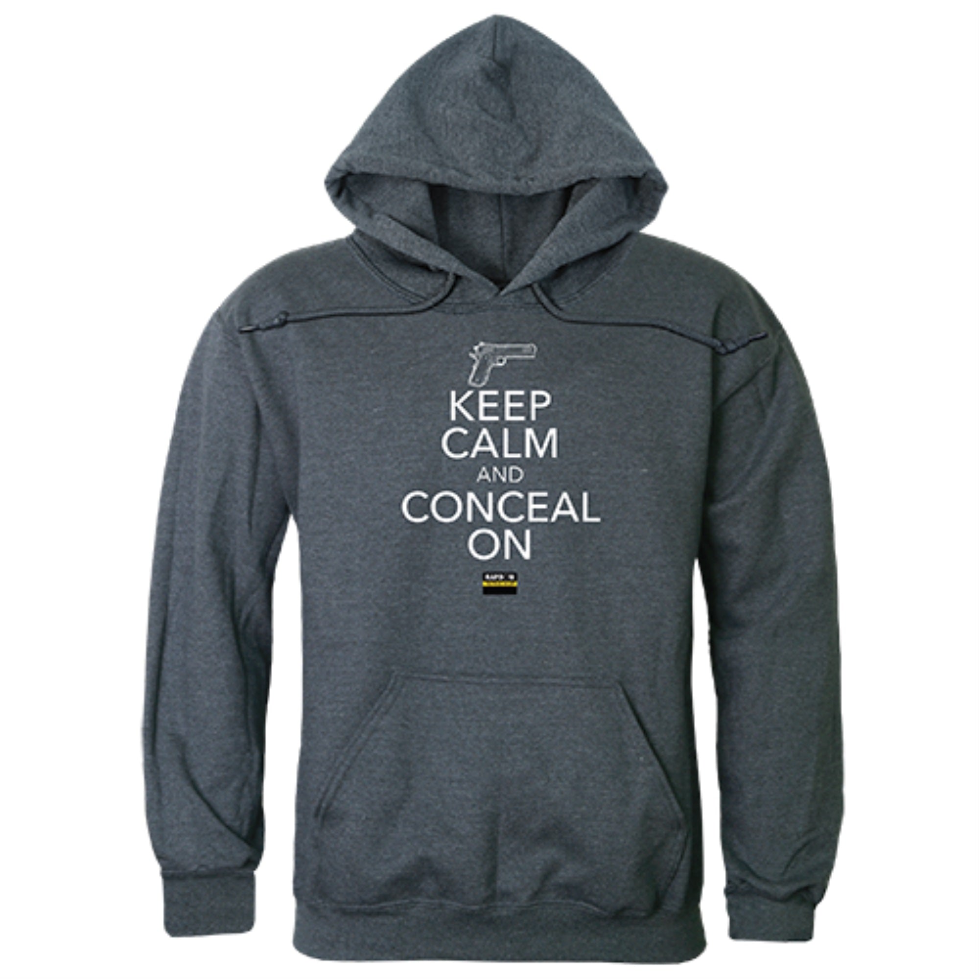 Graphic Pullover, Conceal On, H.Char, 2X