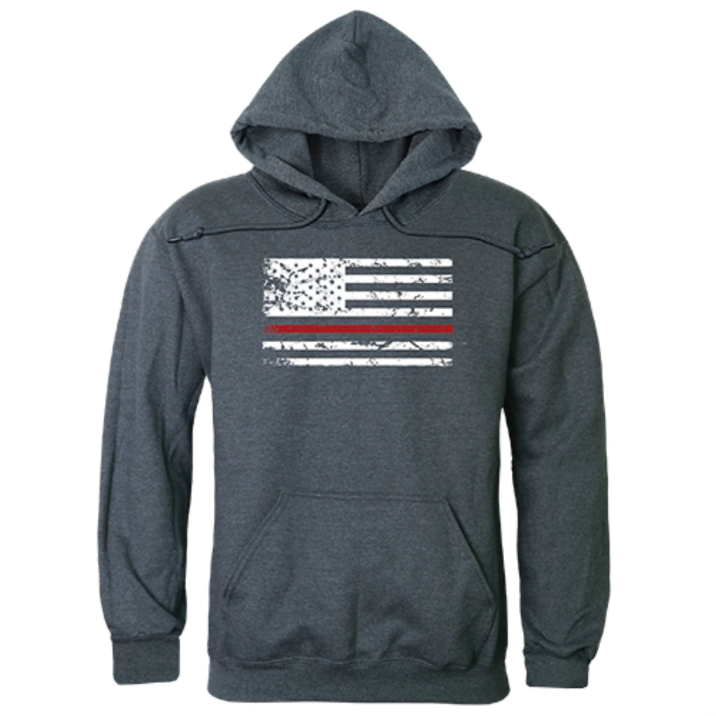 Graphic Pullover, Thin Red Line, HCH, XL