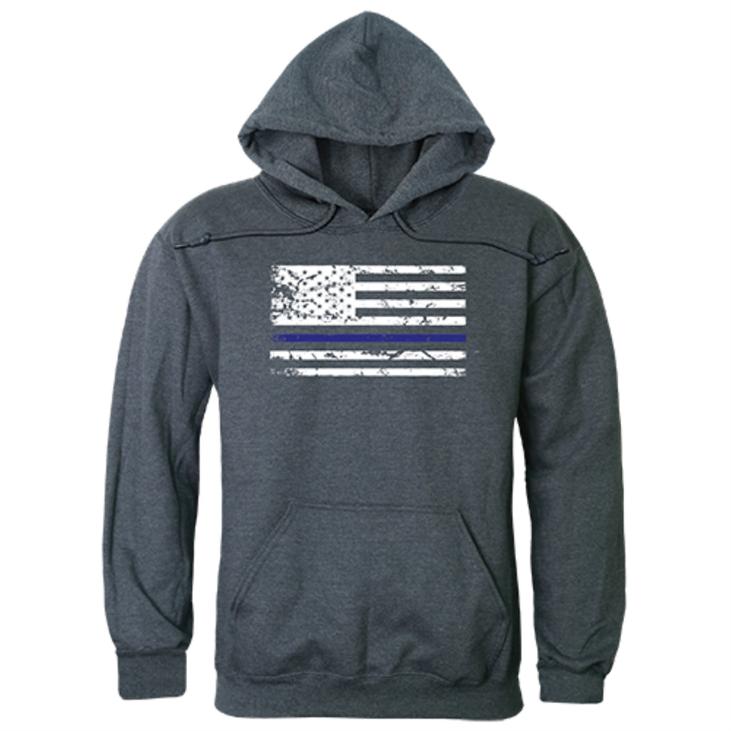 Graphic Pullover, Thin Blue Line, HCH, M