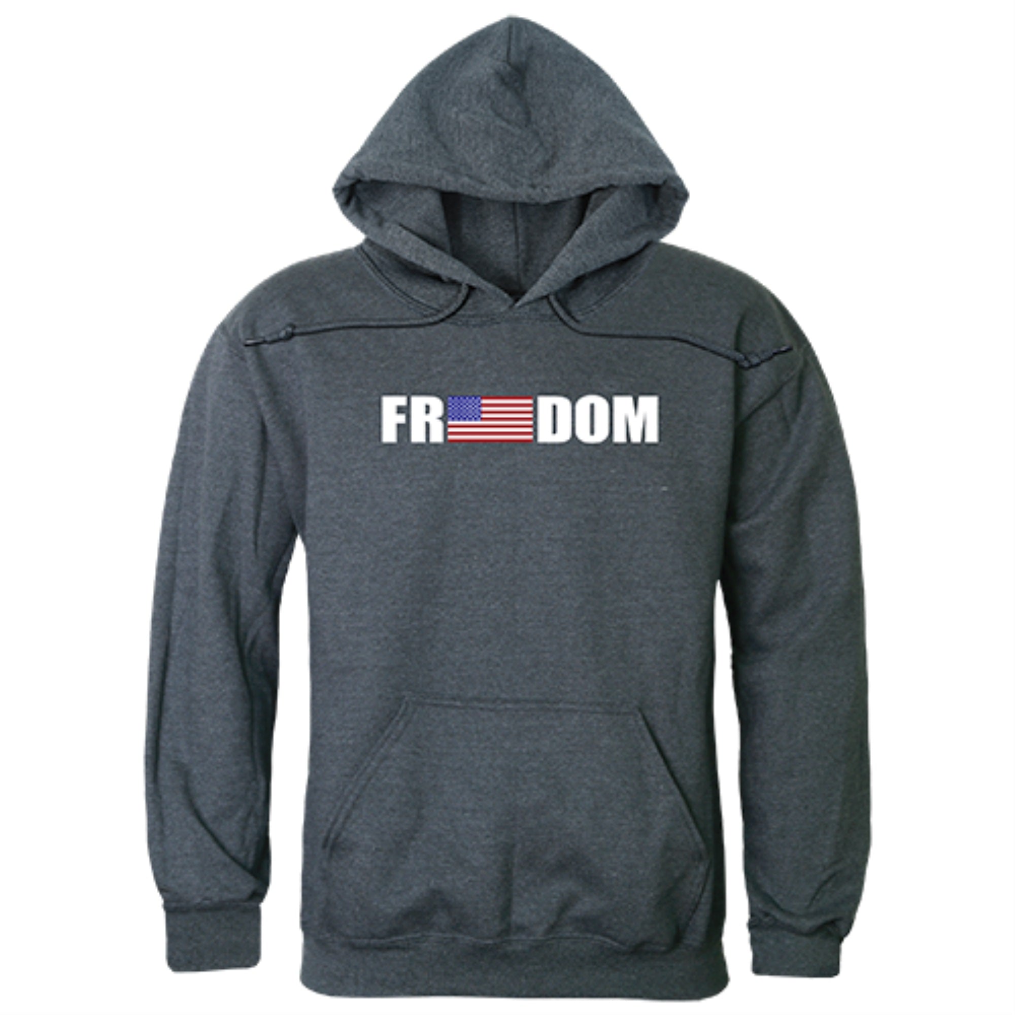 Graphic Pullover, Freedom, H.Char, XL