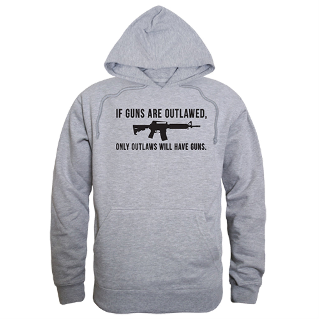 Graphic Pullover, Outlawed, H.Grey, L
