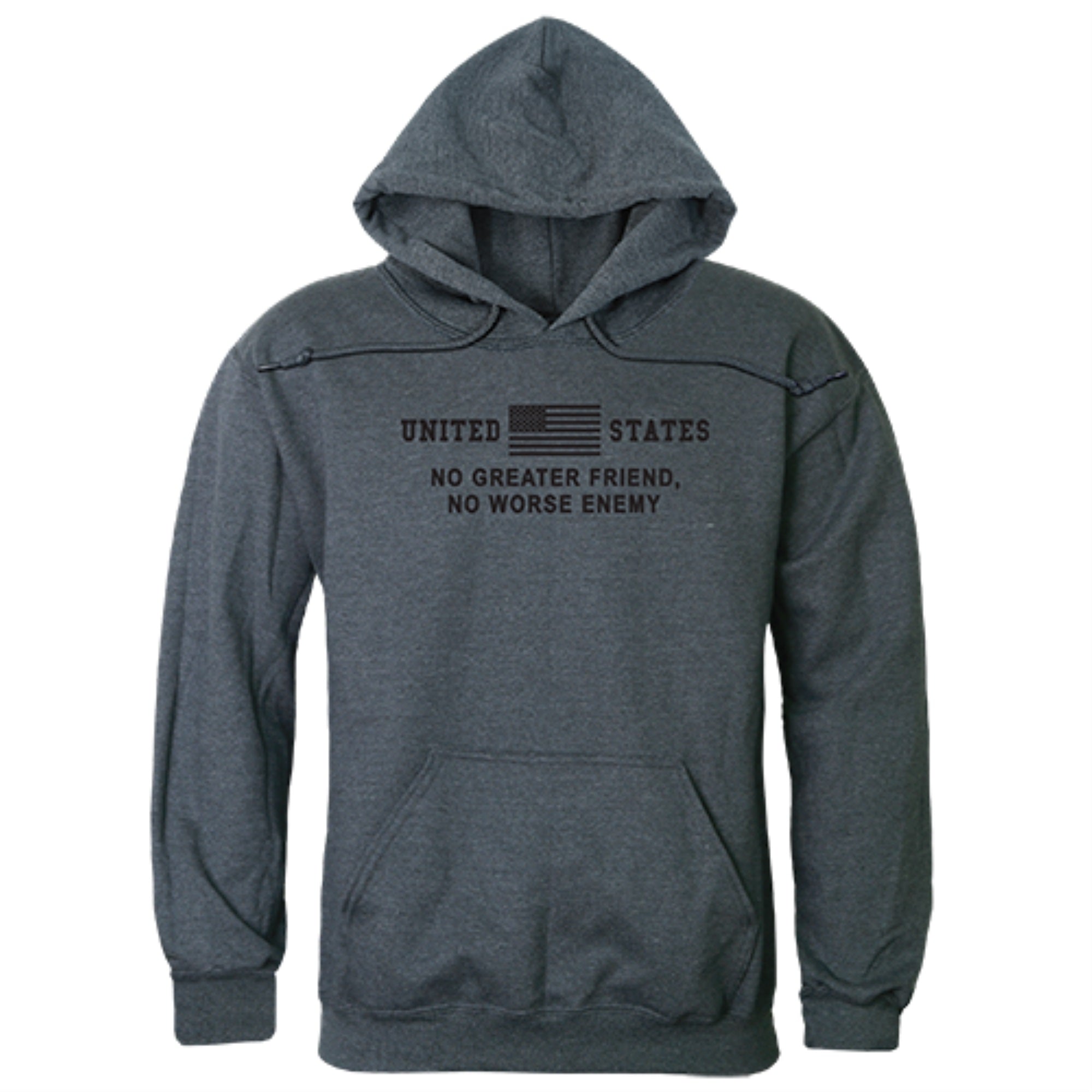 Graphic Pullover, No Greater, H.Char, M