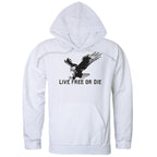 Graphic Pullover, Live Free, White, S